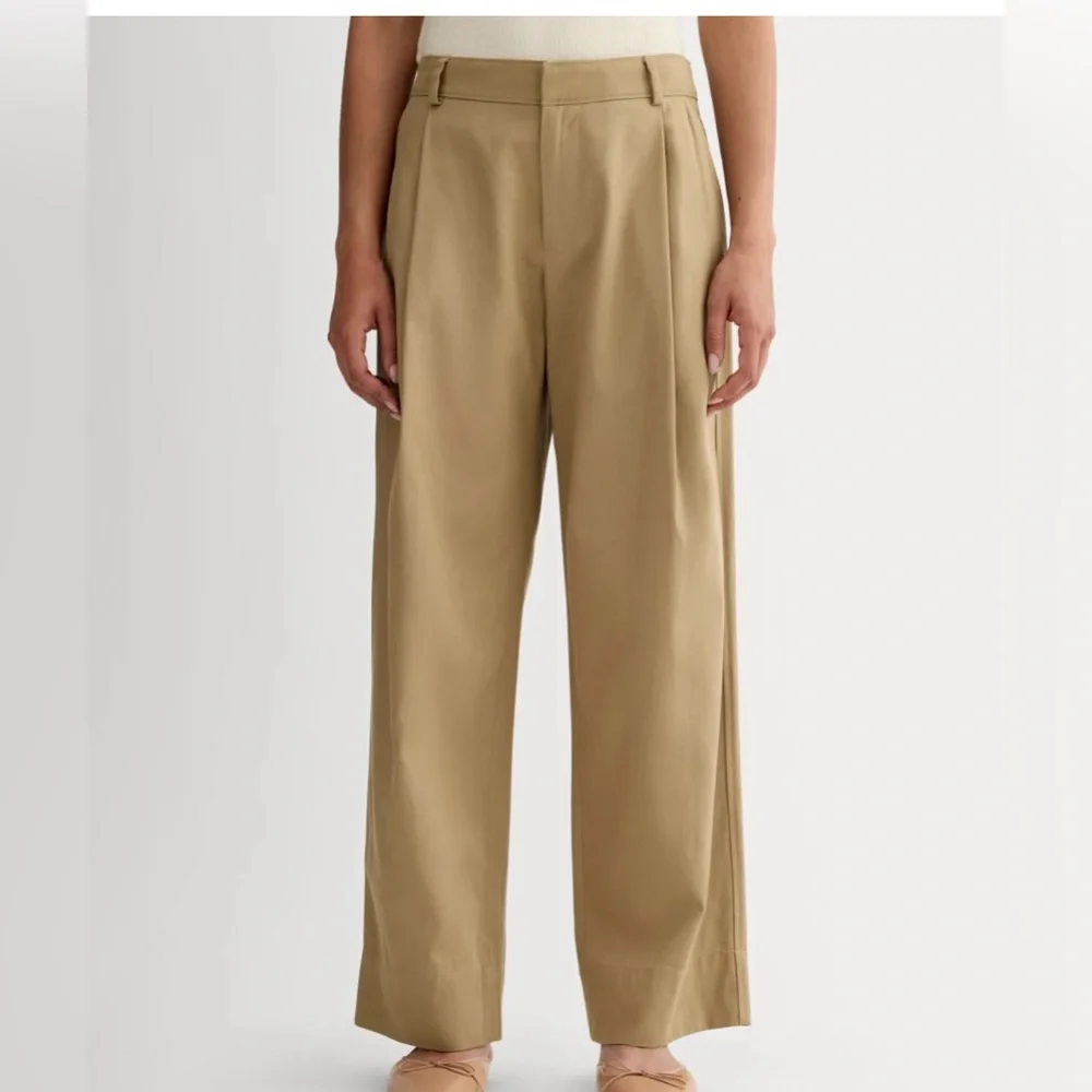 Everlane Beige Trousers Chino organic cotton blend‎